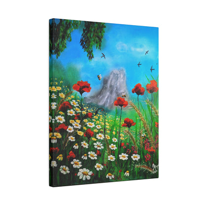 Mussomeli Spring - Matte Canvas Print