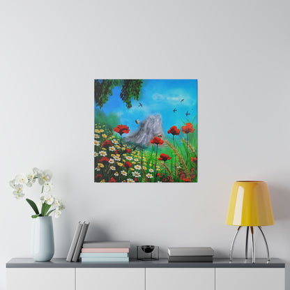 Mussomeli Spring - Matte Canvas Print