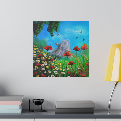 Mussomeli Spring - Matte Canvas Print