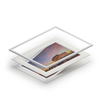 Valle dei Templi - Fine Art Prints with Passepartout Paper Frame