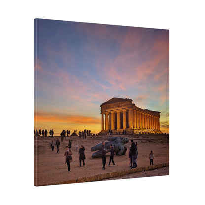 Valle dei Templi - Matte Canvas Print