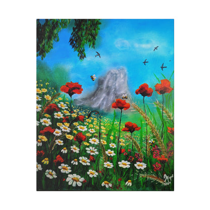 Mussomeli Spring - Matte Canvas Print