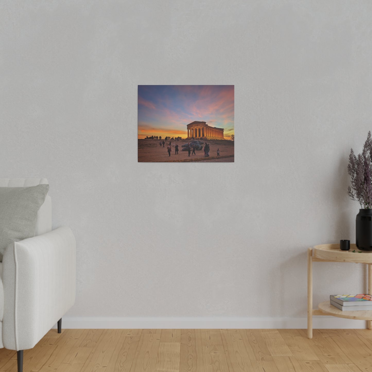 Valle dei Templi - Matte Canvas Print