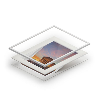 Valle dei Templi - Fine Art Prints with Passepartout Paper Frame