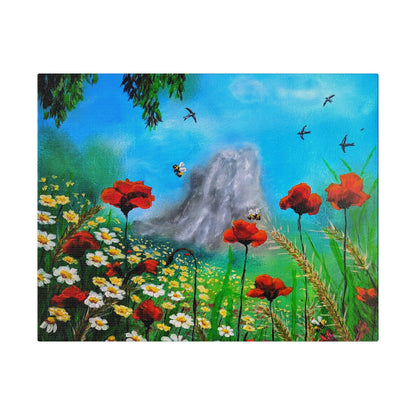 Mussomeli Spring - Matte Canvas Print