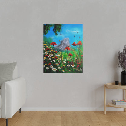 Mussomeli Spring - Matte Canvas Print