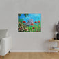 Mussomeli Spring - Matte Canvas Print