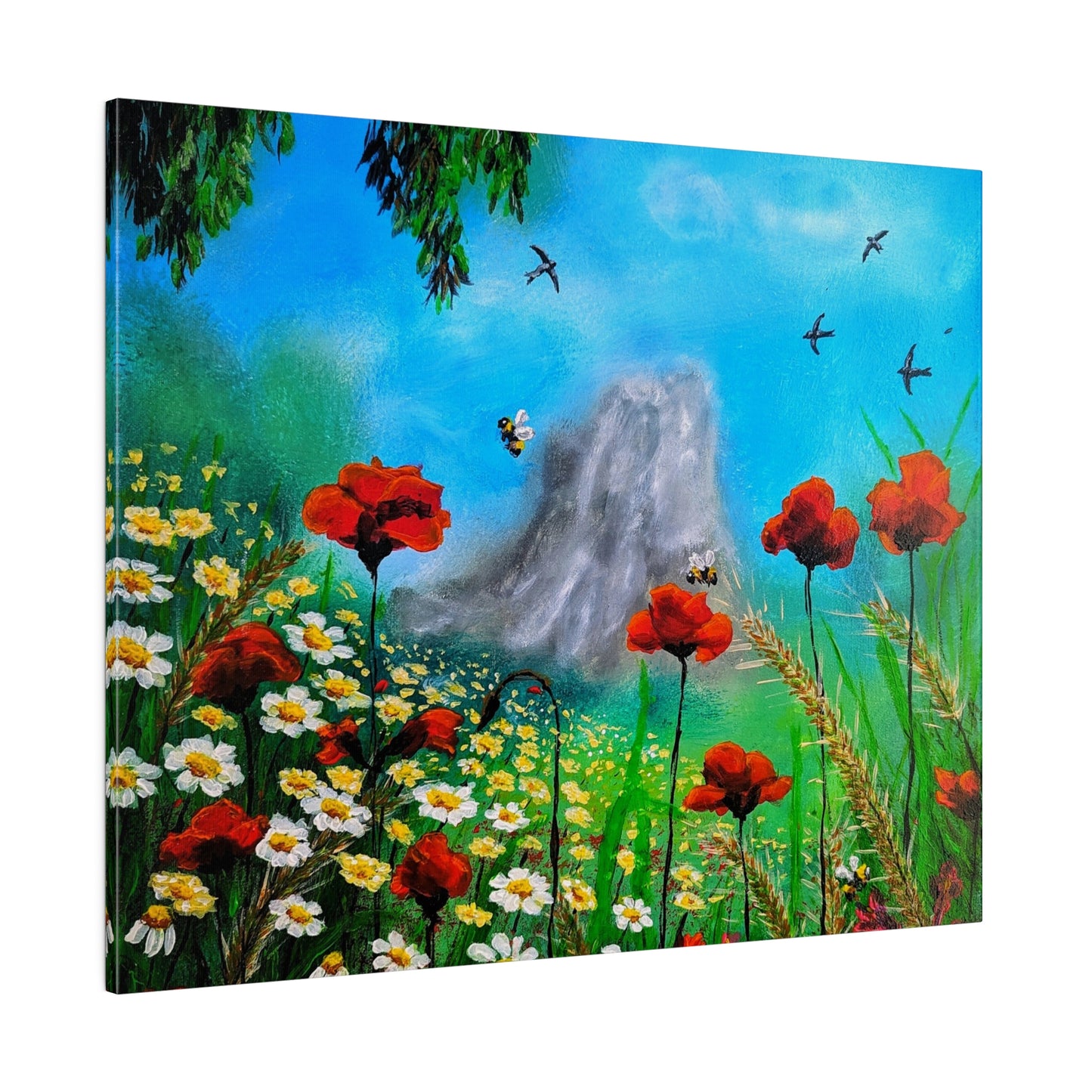 Mussomeli Spring - Matte Canvas Print