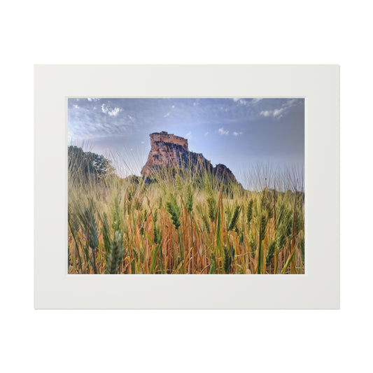 Castello Manfredonico - Fine Art Prints (Passepartout Paper Frame)