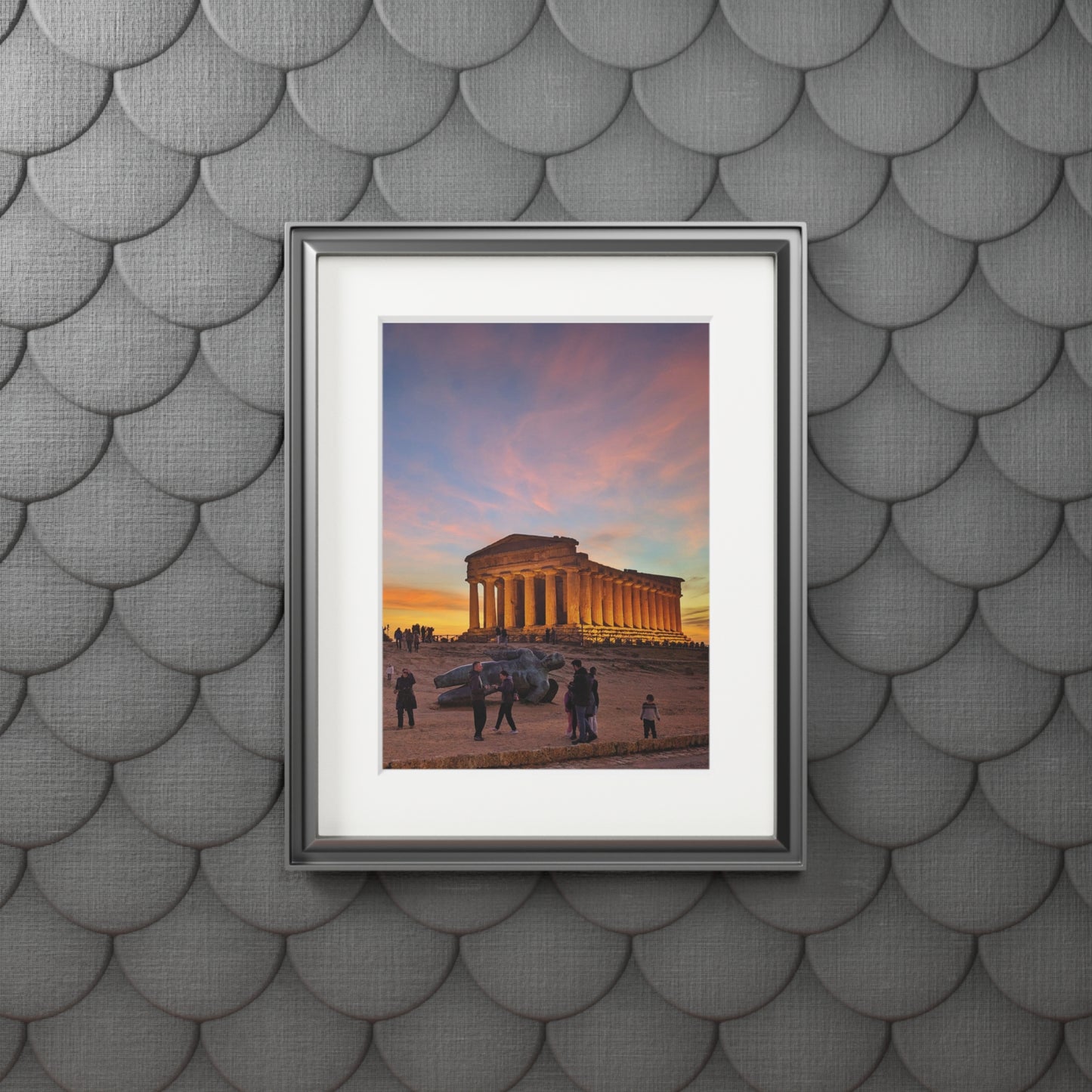 Valle dei Templi - Fine Art Prints with Passepartout Paper Frame