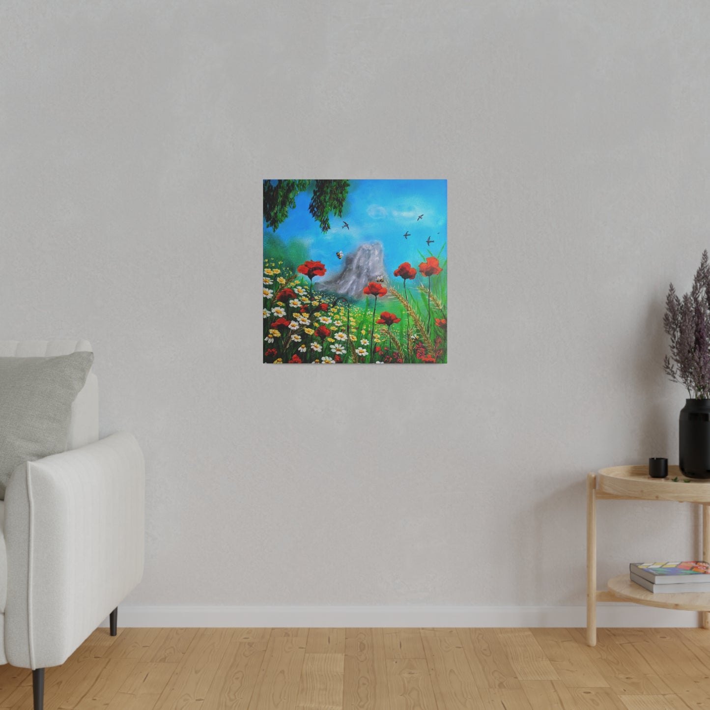 Mussomeli Spring - Matte Canvas Print