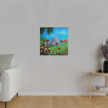 Mussomeli Spring - Matte Canvas Print