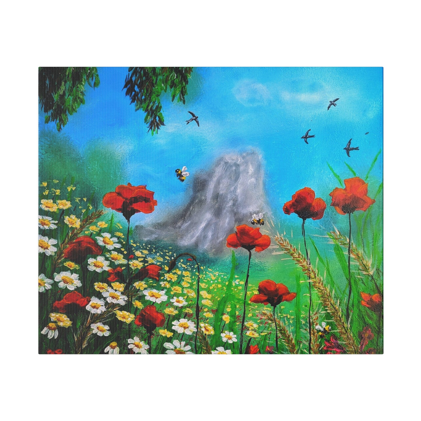 Mussomeli Spring - Matte Canvas Print