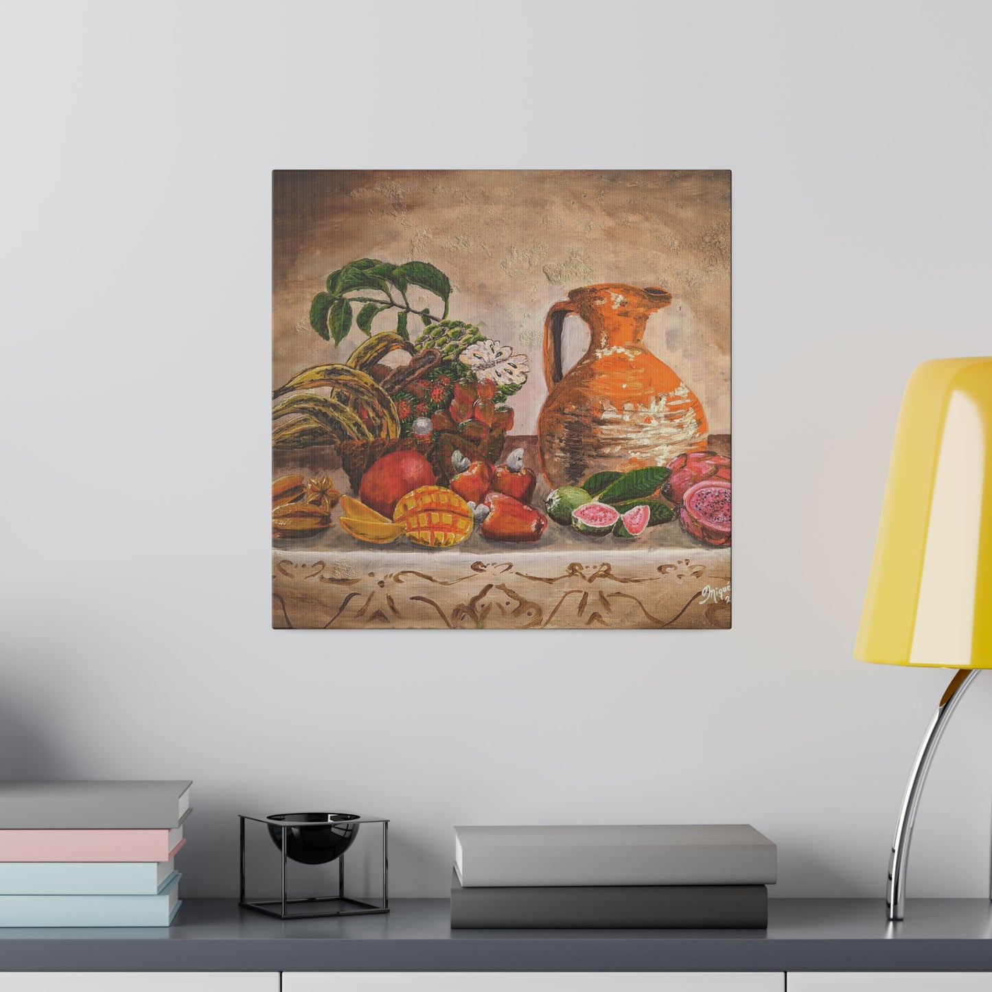 America Tropical Fruits - Matte Canvas Print