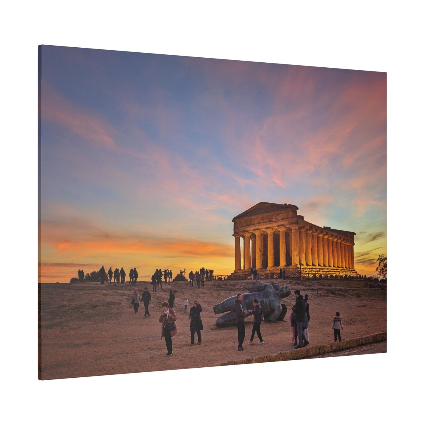 Valle dei Templi - Matte Canvas Print