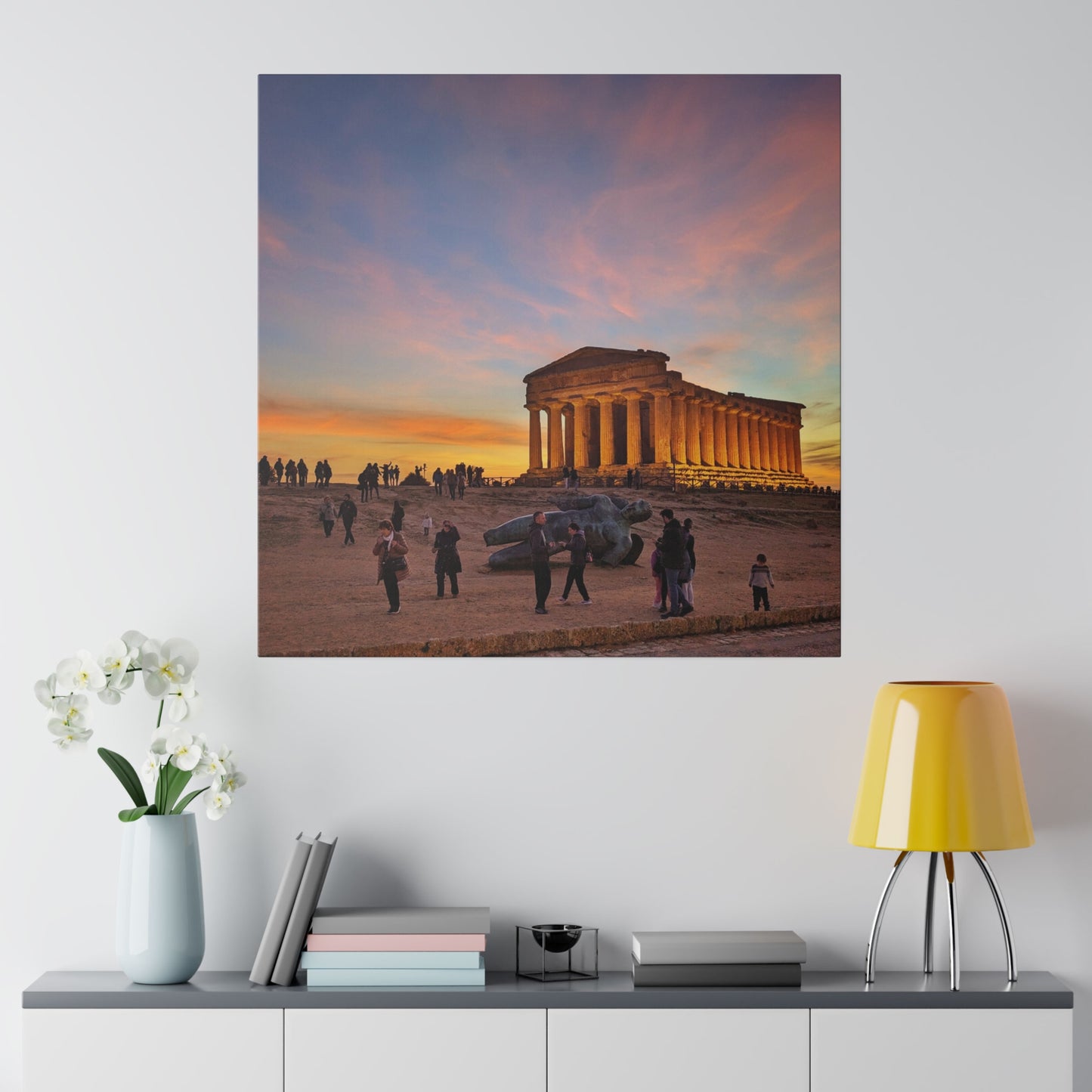 Valle dei Templi - Matte Canvas Print