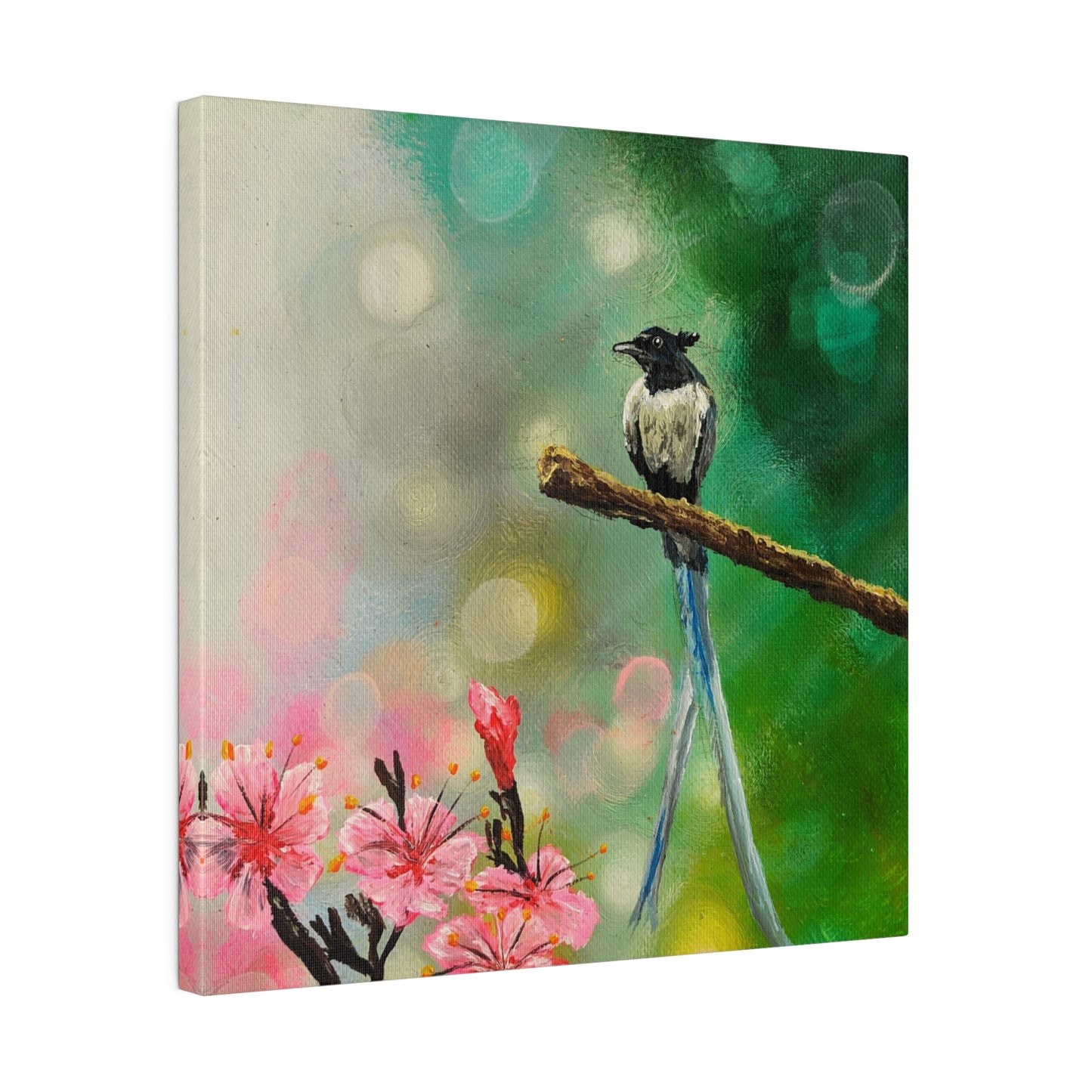 Asian Flycatcher - Matte Canvas Print