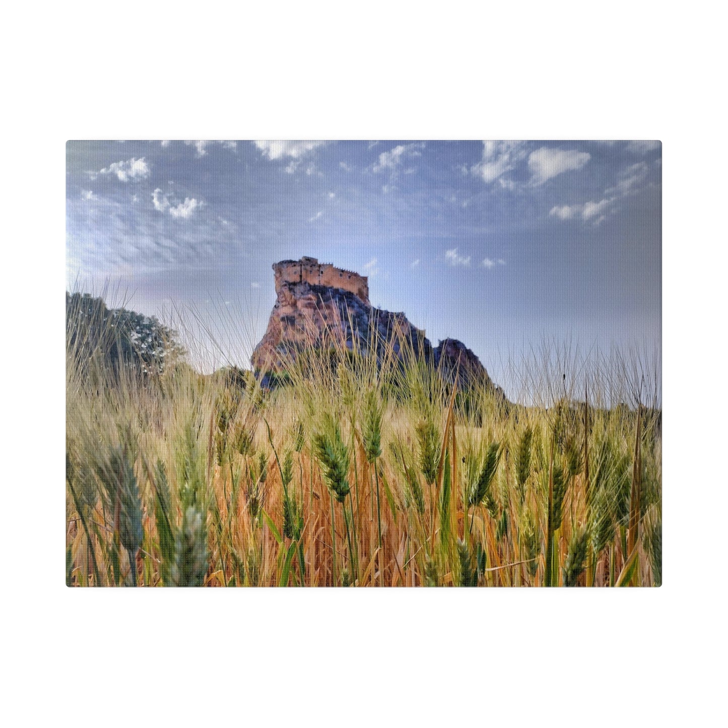 Castello Manfredonico - Matte Canvas Print