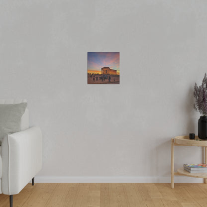 Valle dei Templi - Matte Canvas Print