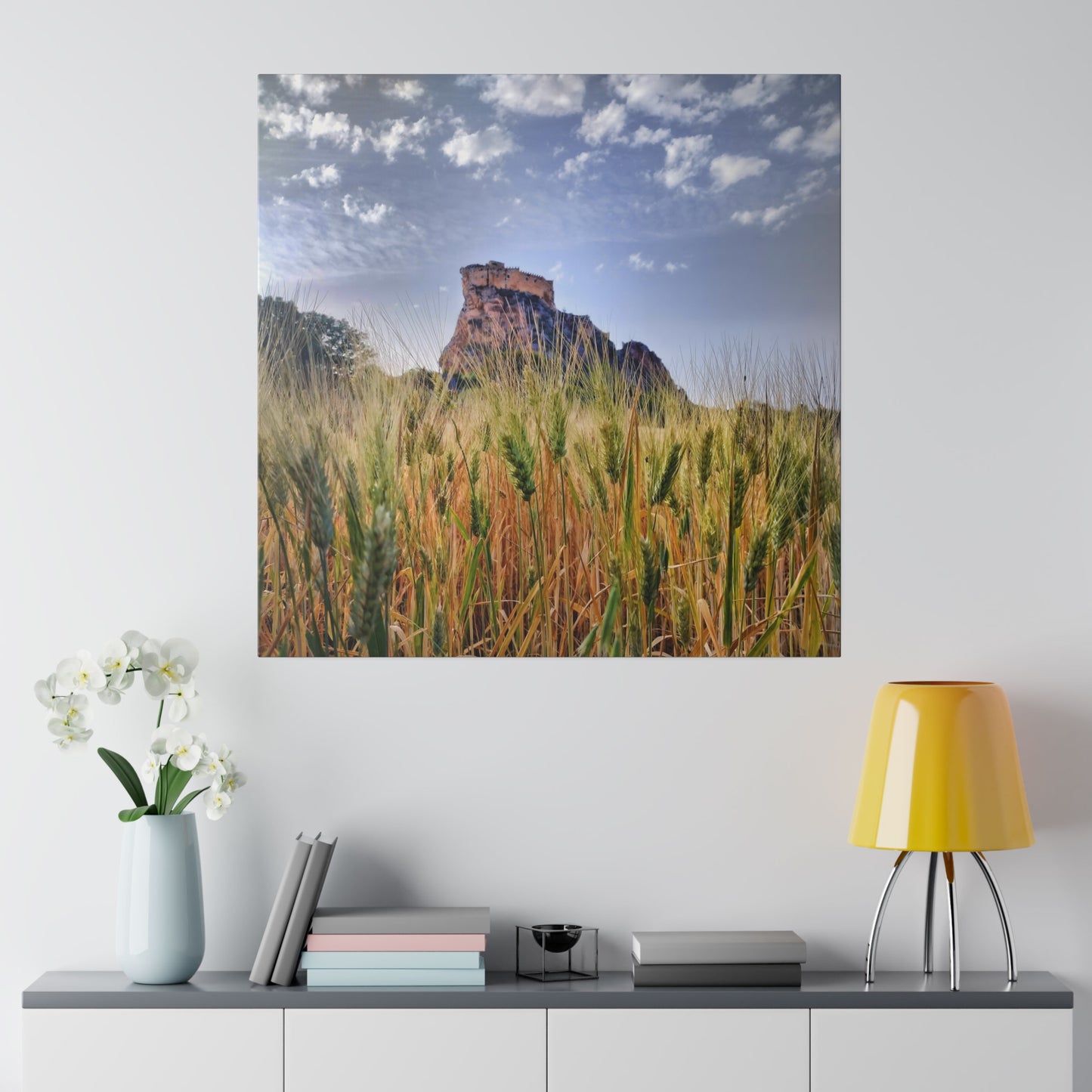 Castello Manfredonico - Matte Canvas Print