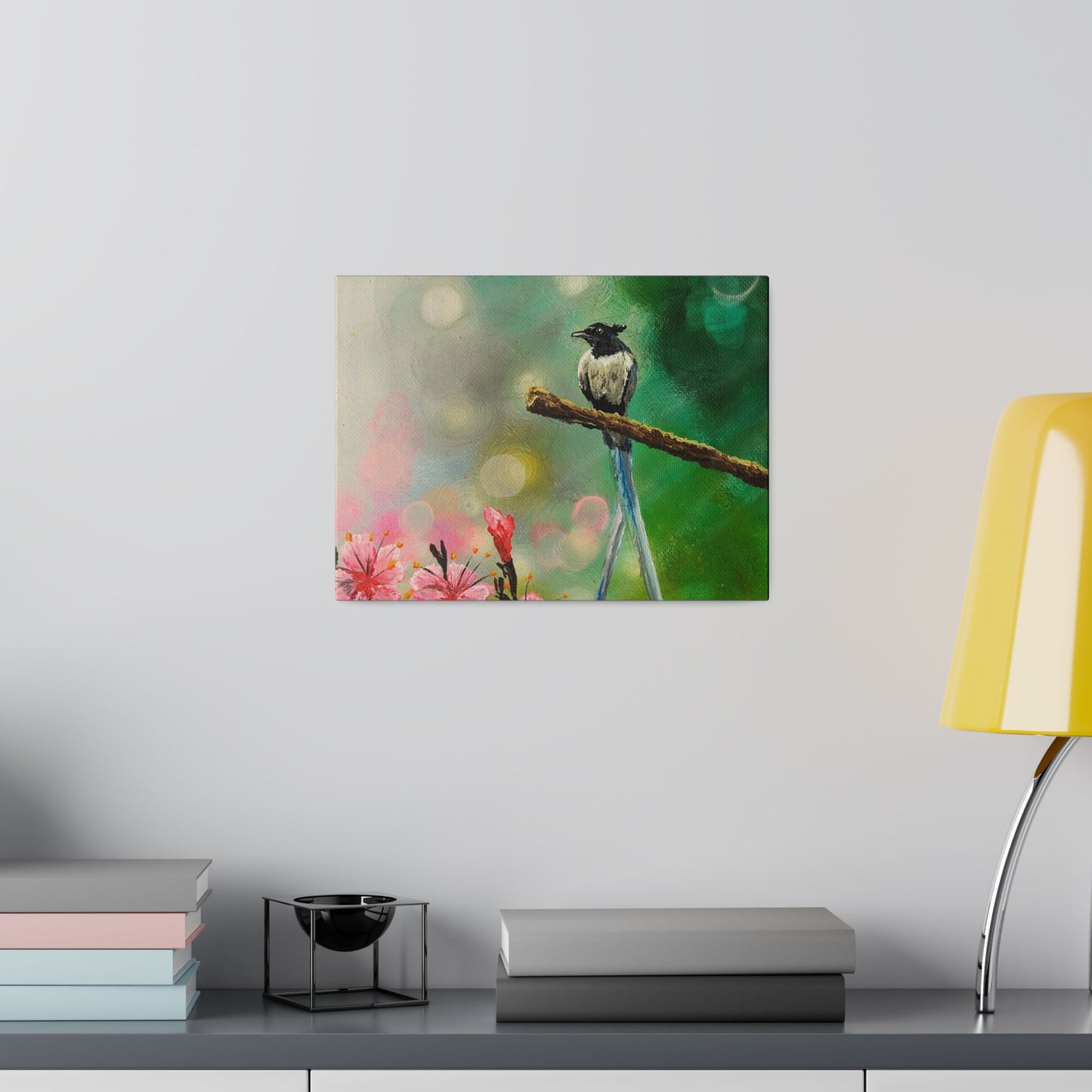 Asian Flycatcher - Matte Canvas Print