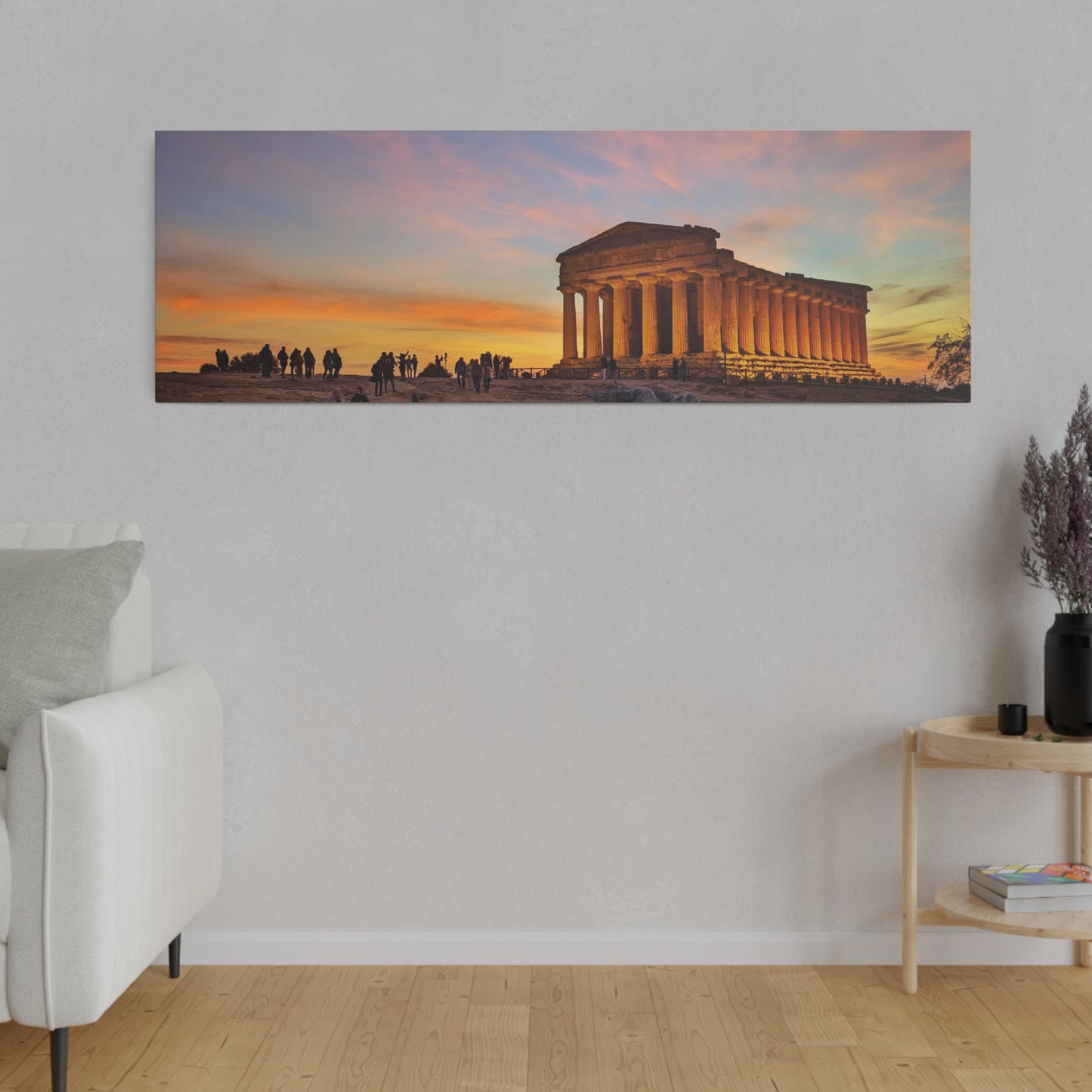 Valle dei Templi - Matte Canvas Print