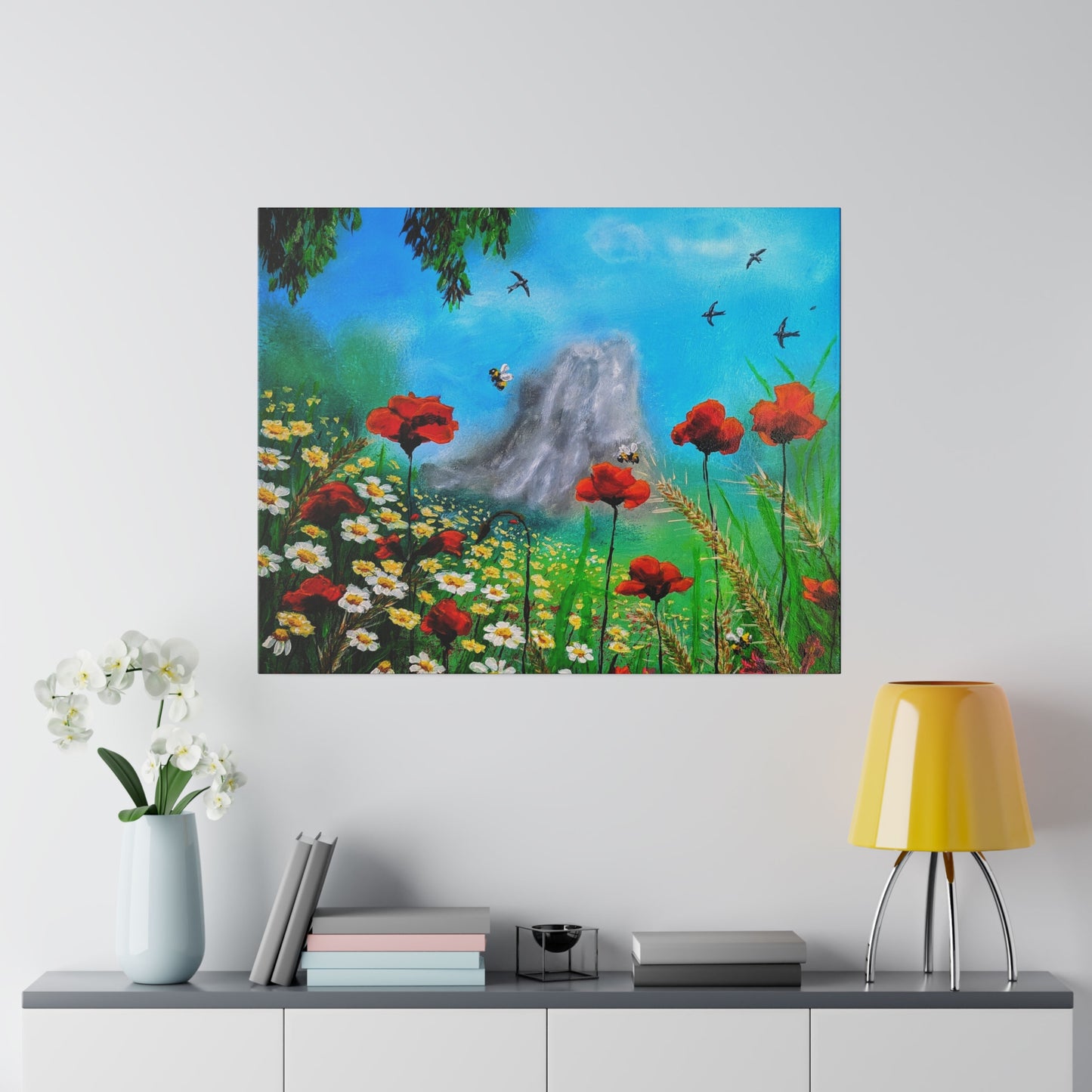 Mussomeli Spring - Matte Canvas Print