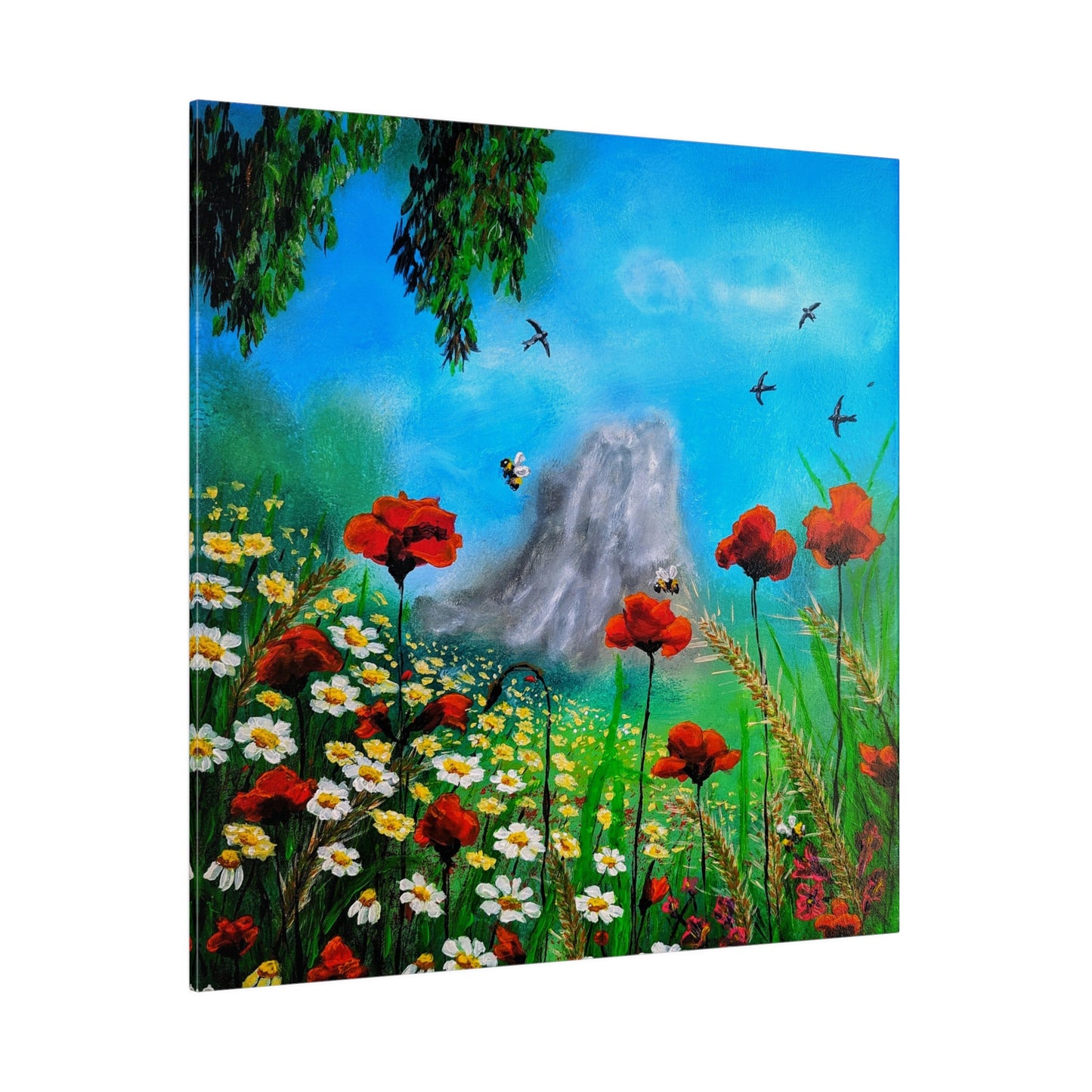 Mussomeli Spring - Matte Canvas Print