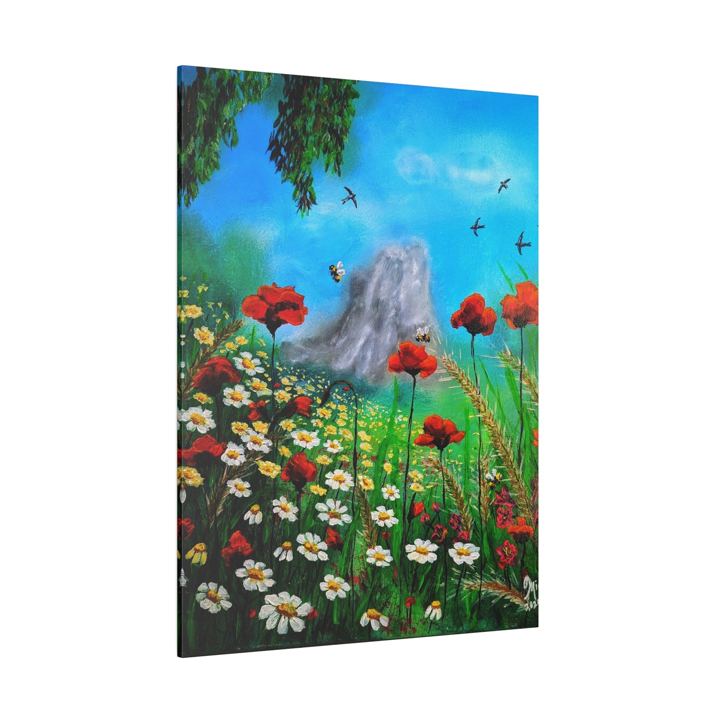 Mussomeli Spring - Matte Canvas Print