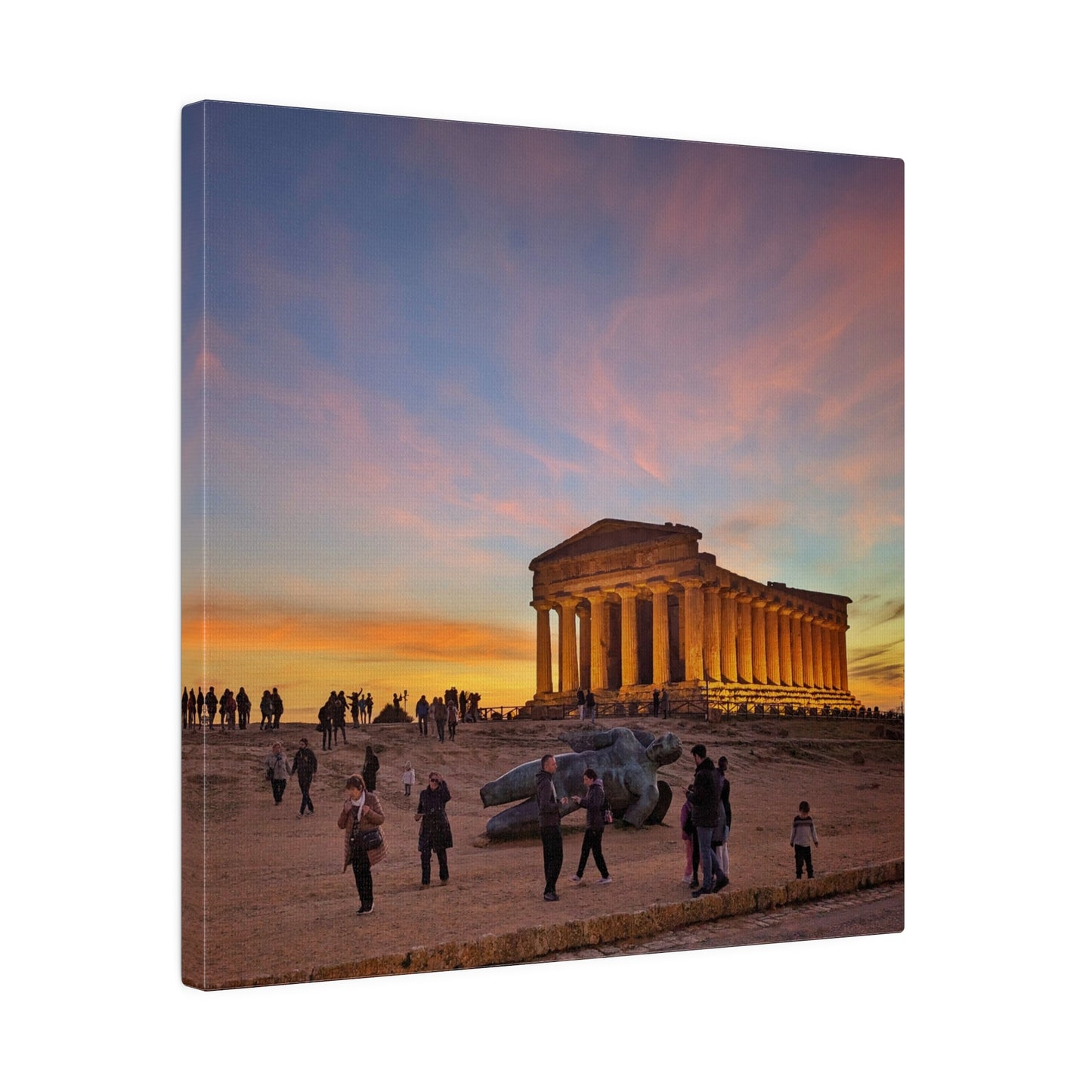 Valle dei Templi - Matte Canvas Print