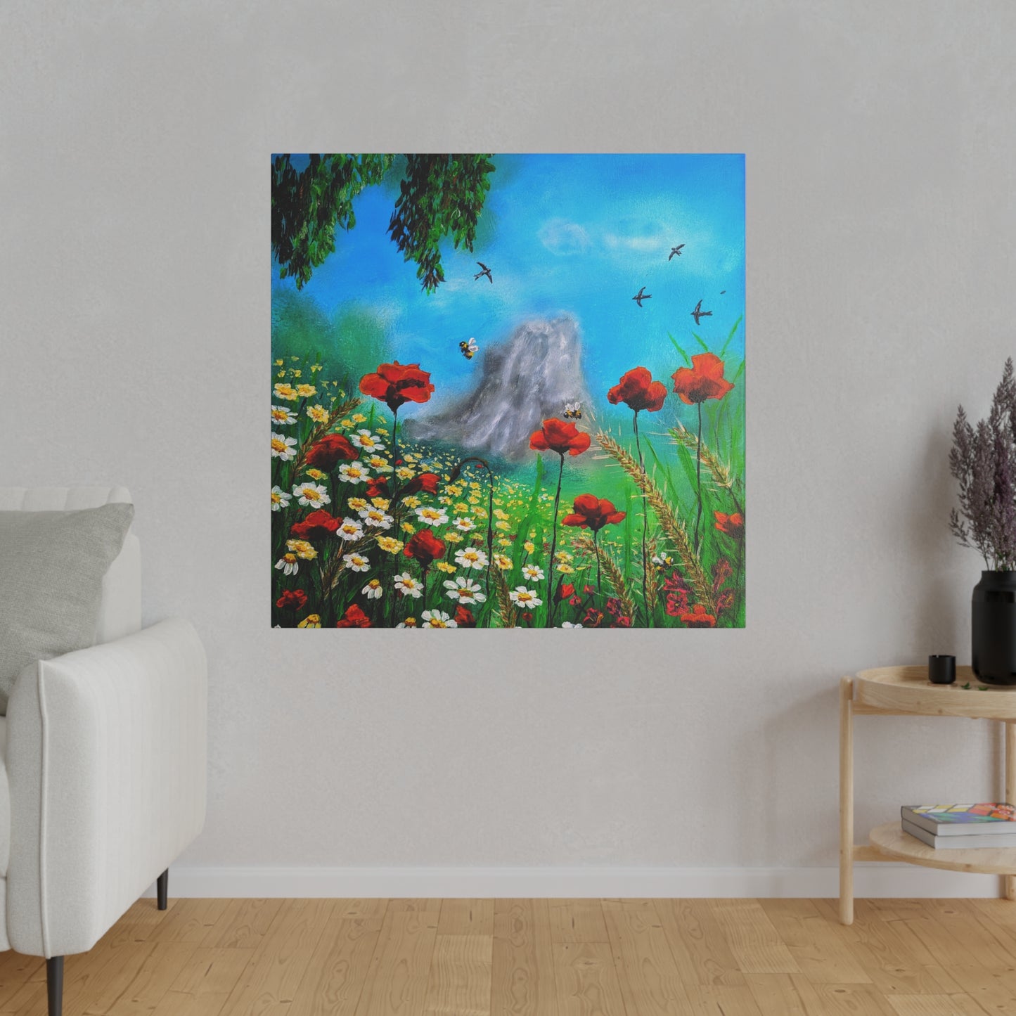 Mussomeli Spring - Matte Canvas Print