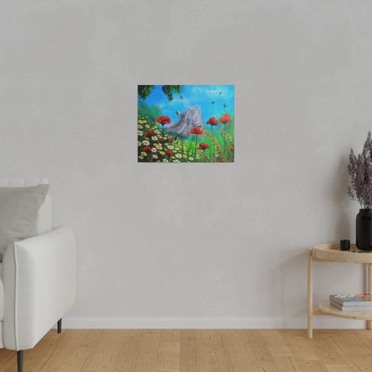 Mussomeli Spring - Matte Canvas Print