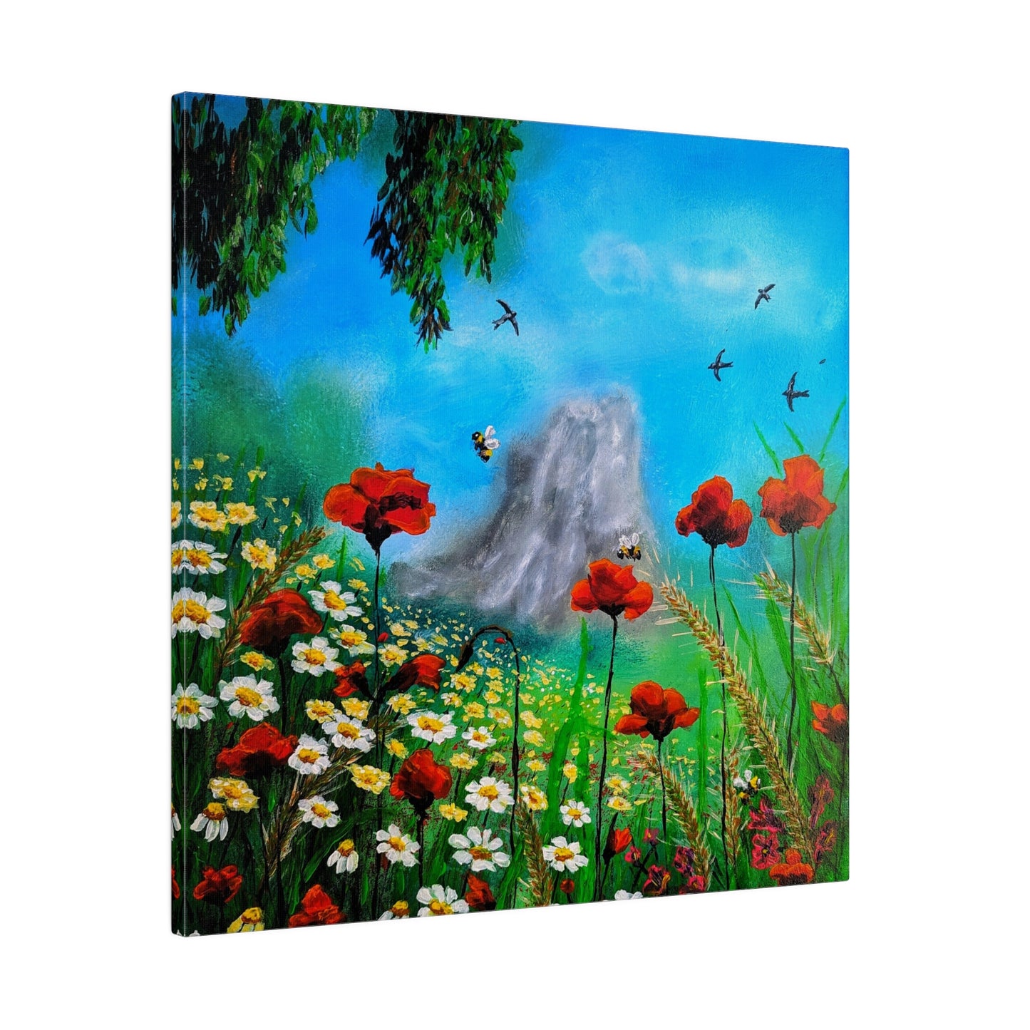 Mussomeli Spring - Matte Canvas Print