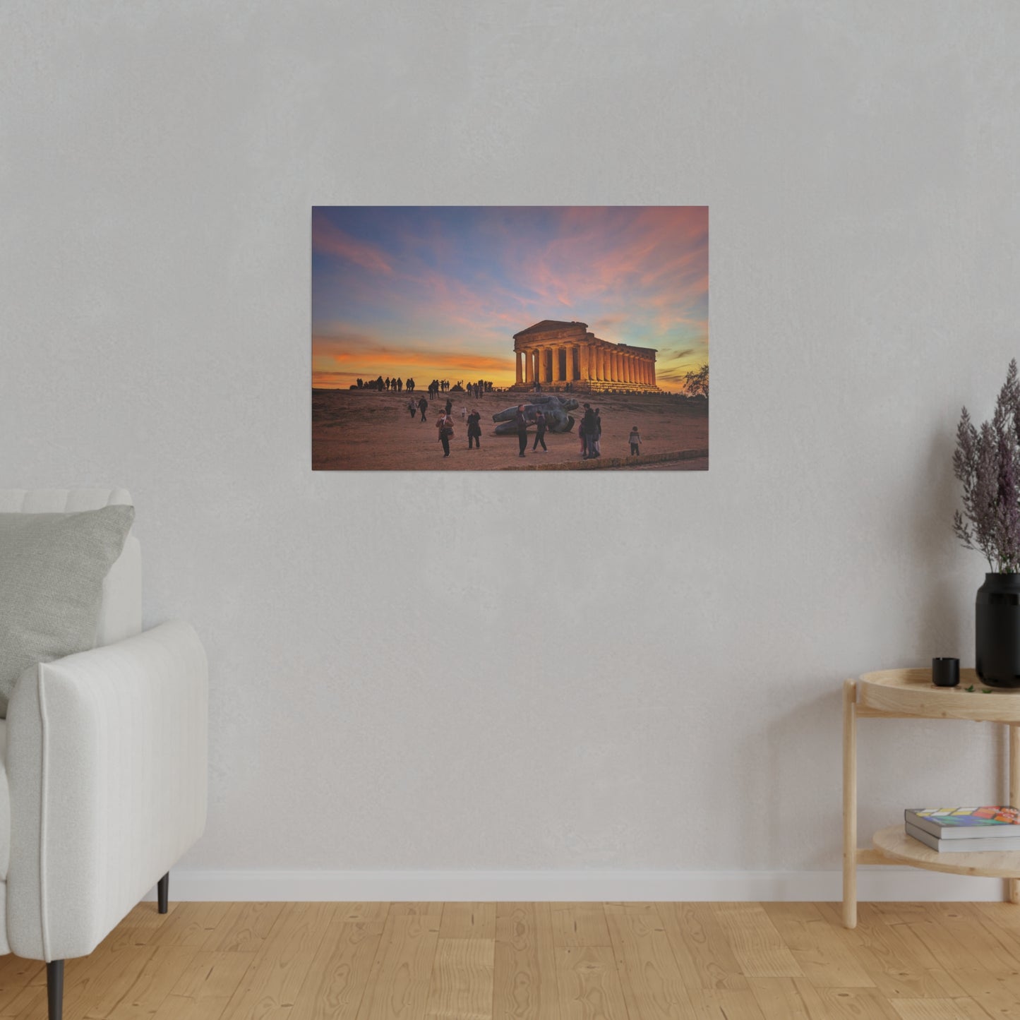 Valle dei Templi - Matte Canvas Print