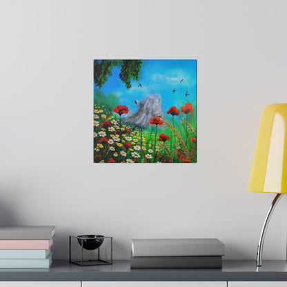 Mussomeli Spring - Matte Canvas Print