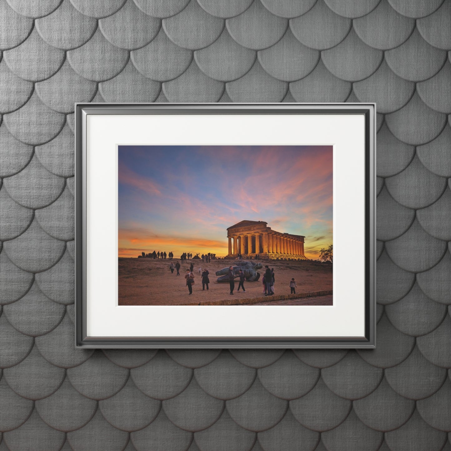 Valle dei Templi - Fine Art Prints with Passepartout Paper Frame