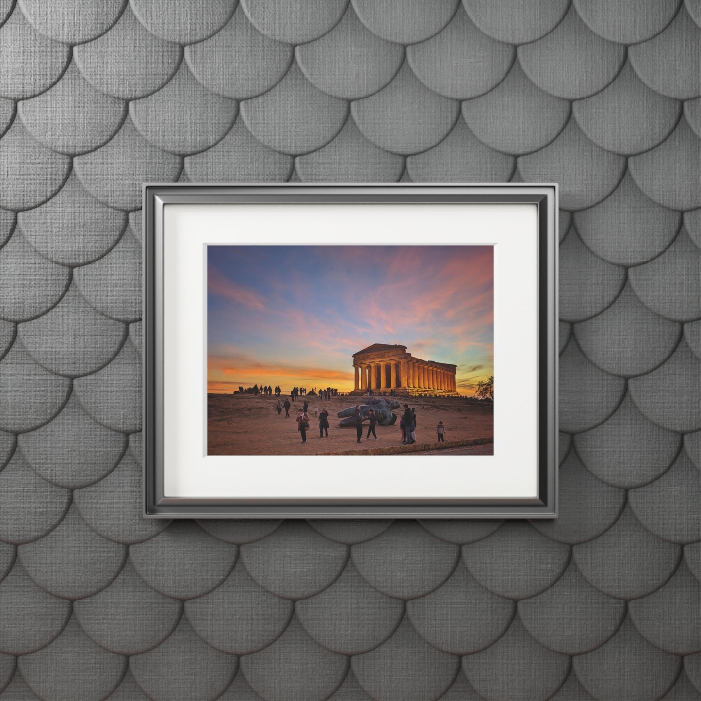 Valle dei Templi - Fine Art Prints with Passepartout Paper Frame