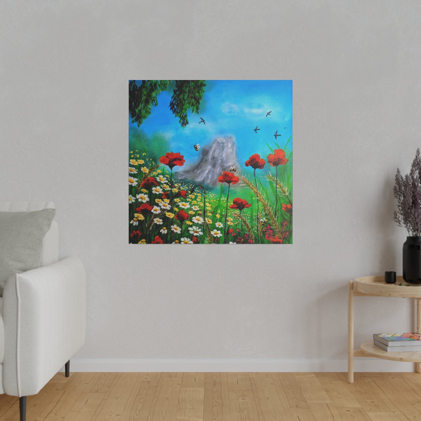 Mussomeli Spring - Matte Canvas Print