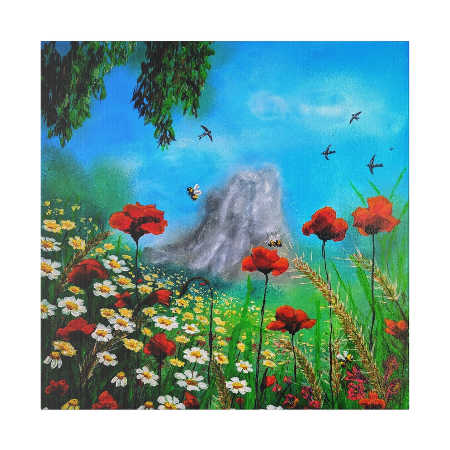 Mussomeli Spring - Matte Canvas Print