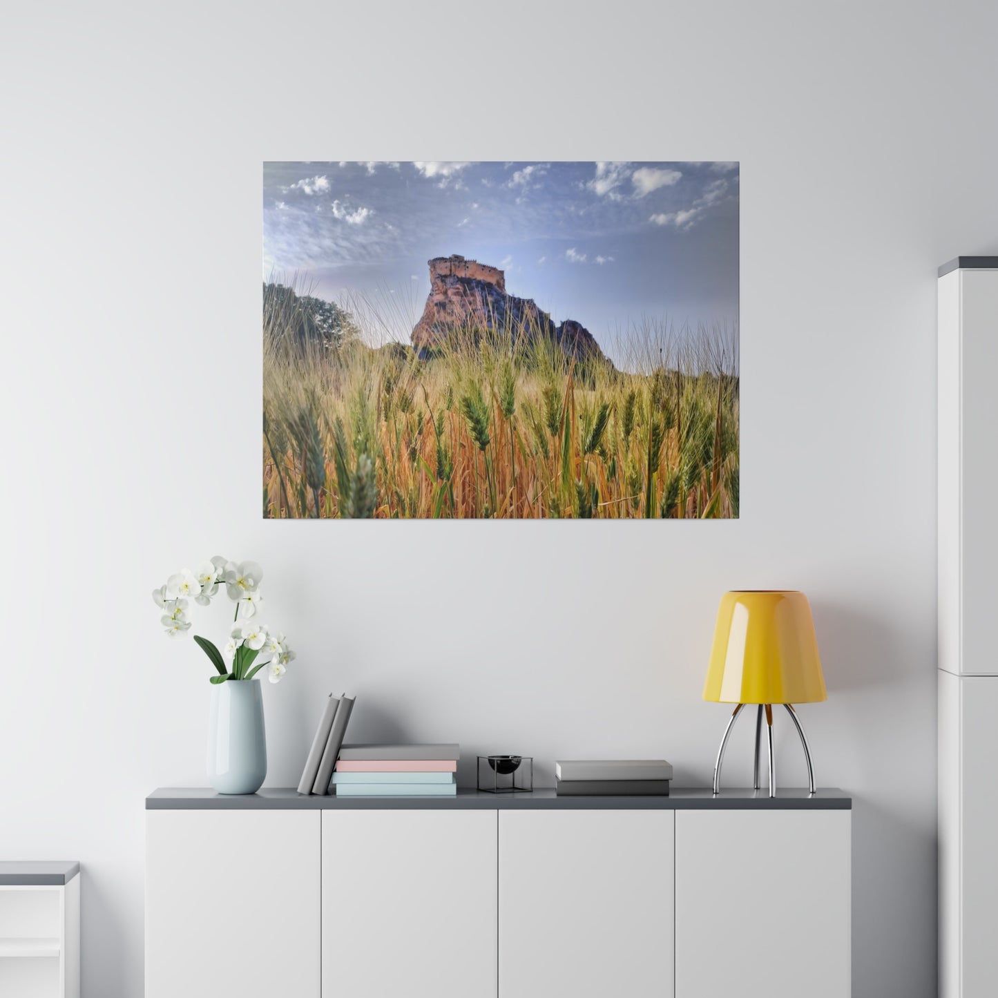 Castello Manfredonico - Matte Canvas Print