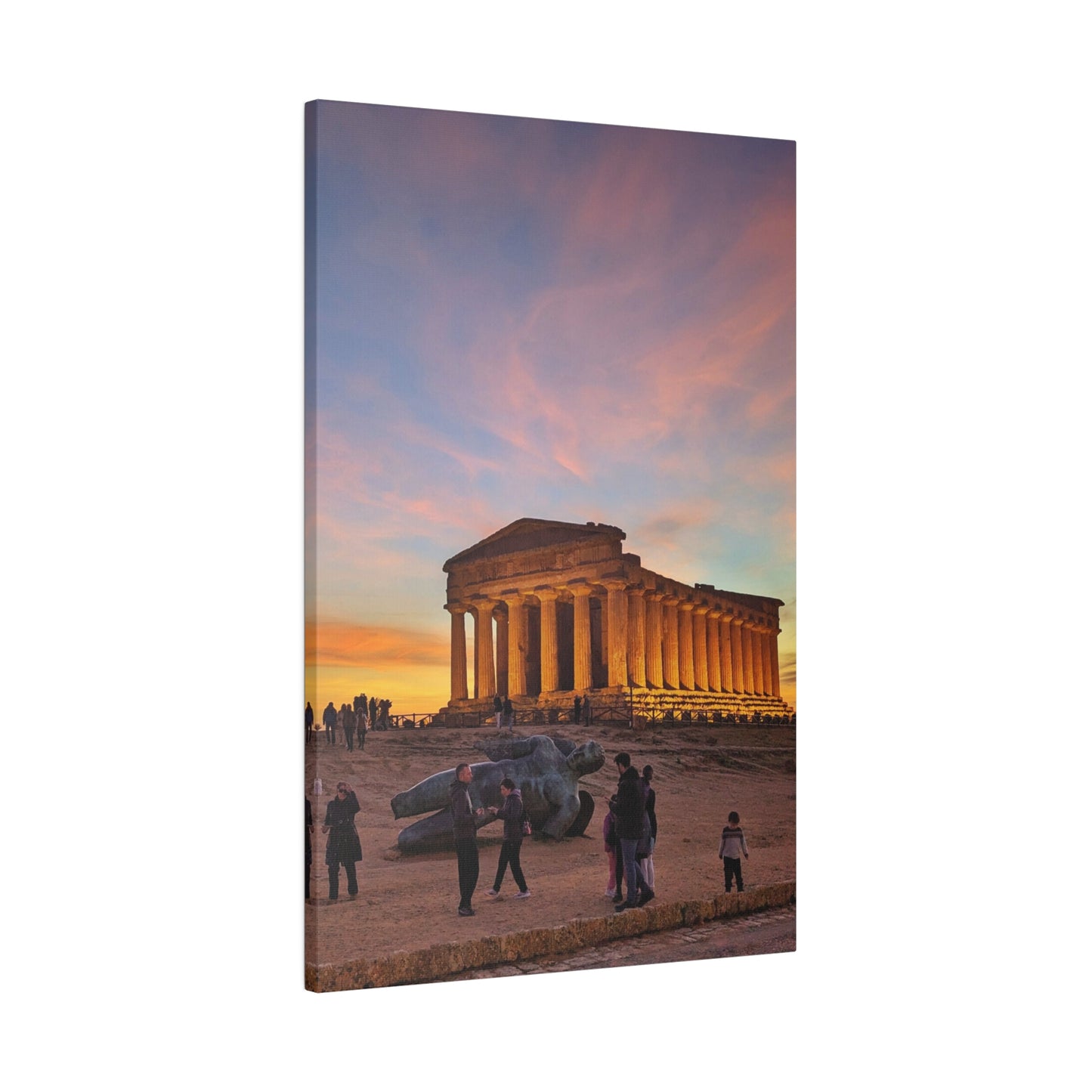 Valle dei Templi - Matte Canvas Print