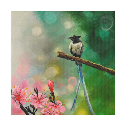 Asian Flycatcher - Matte Canvas Print