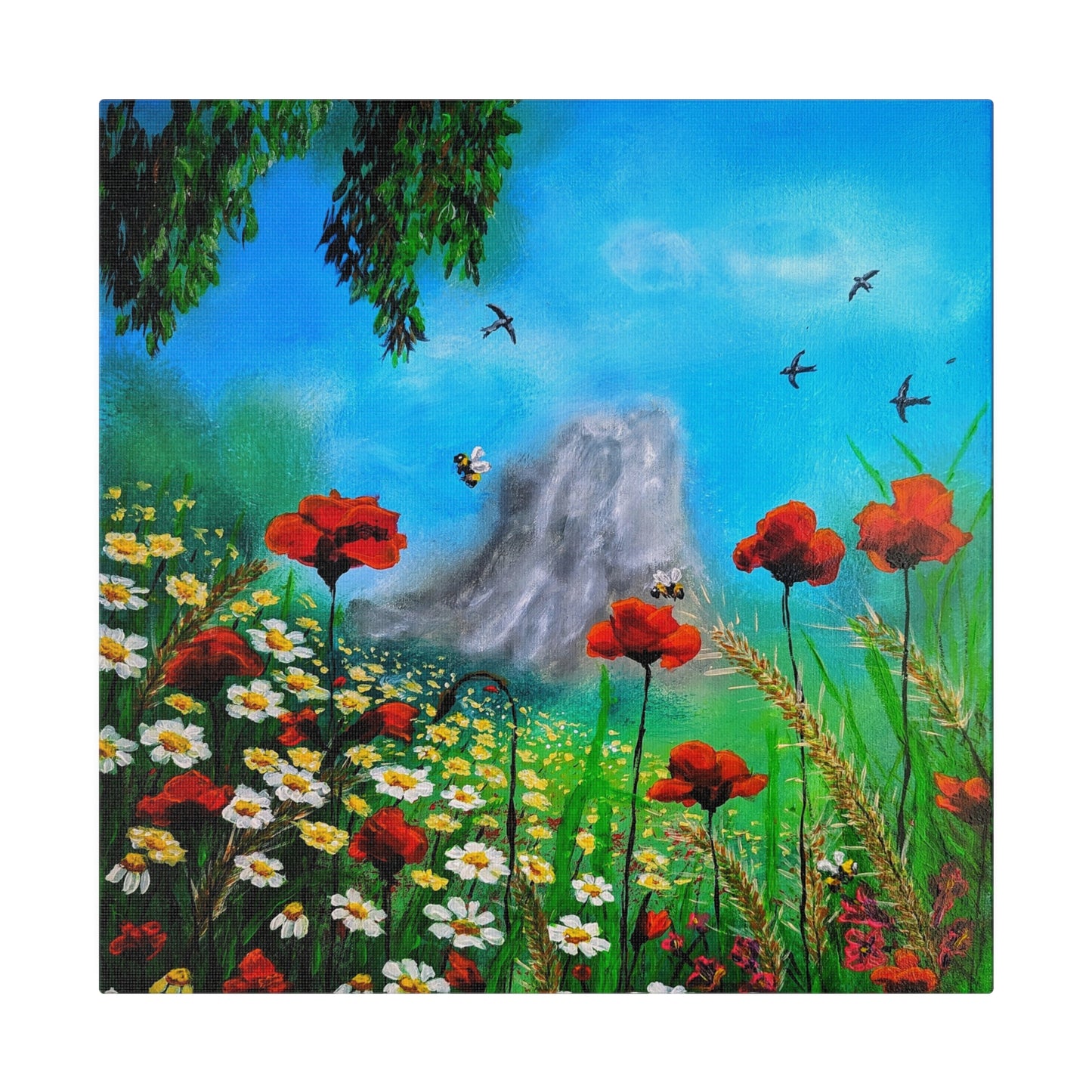 Mussomeli Spring - Matte Canvas Print