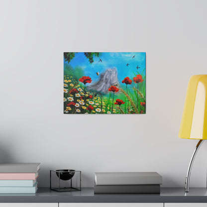 Mussomeli Spring - Matte Canvas Print