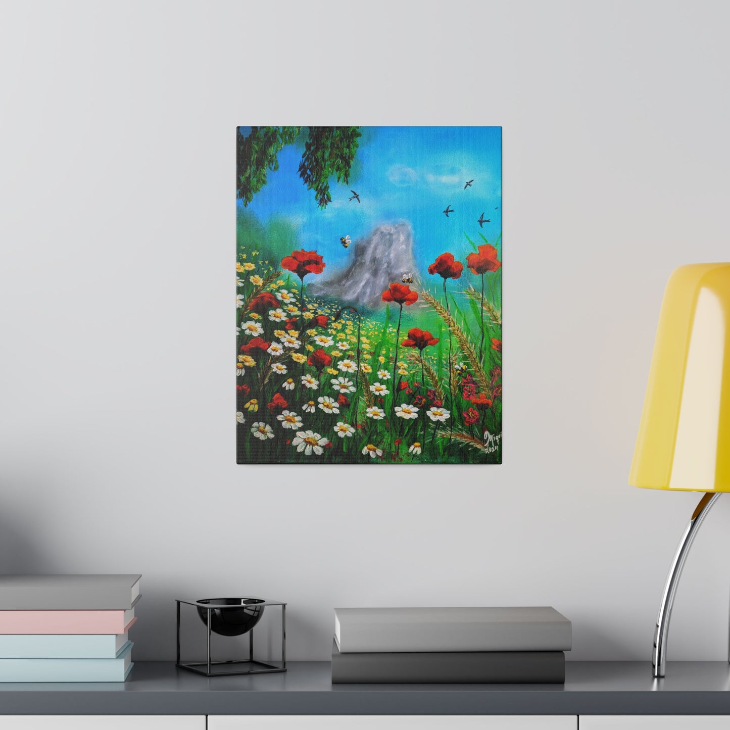 Mussomeli Spring - Matte Canvas Print