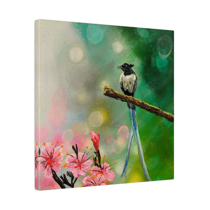 Asian Flycatcher - Matte Canvas Print