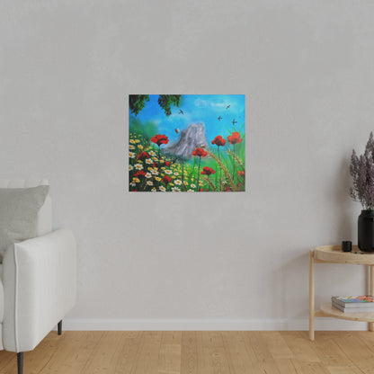 Mussomeli Spring - Matte Canvas Print