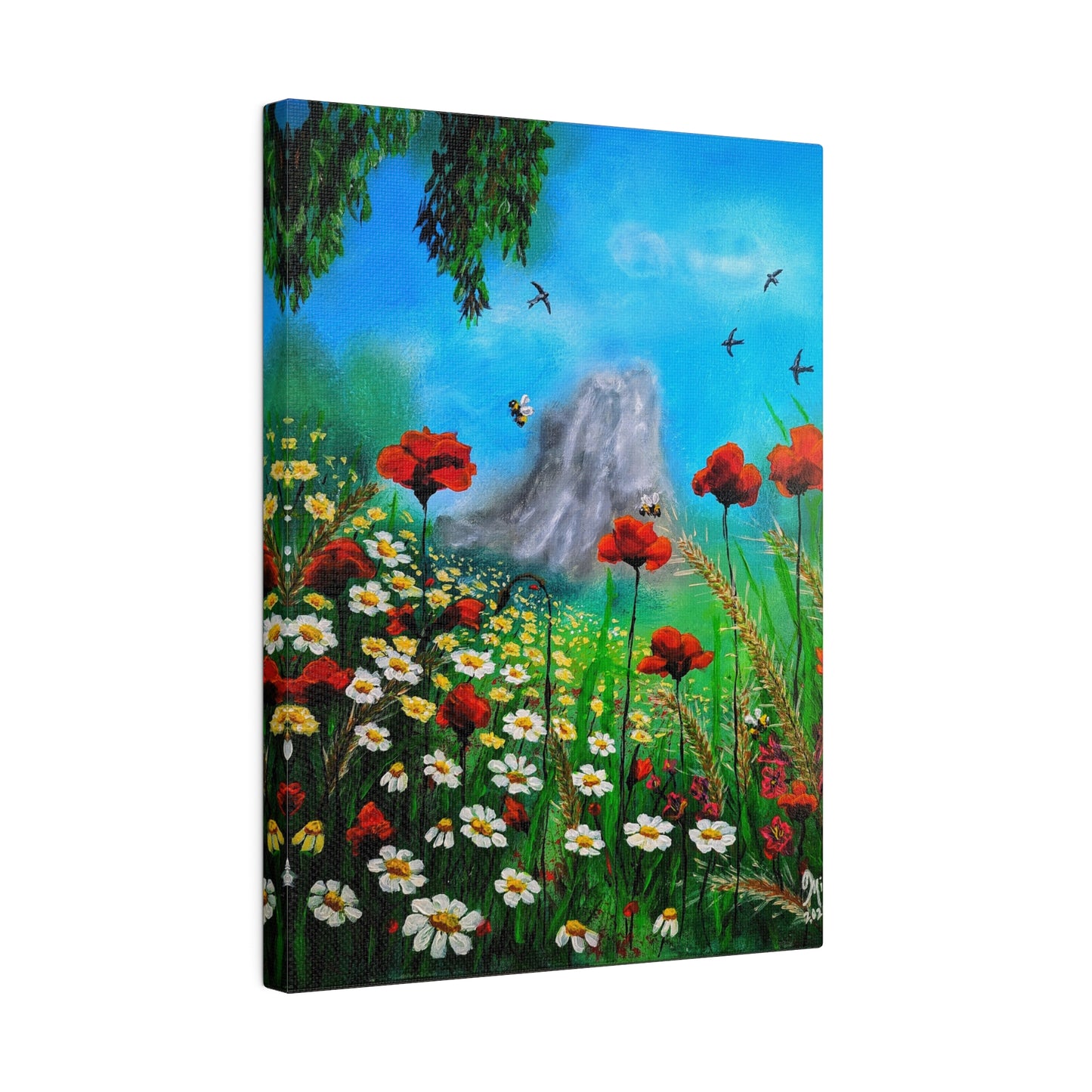 Mussomeli Spring - Matte Canvas Print