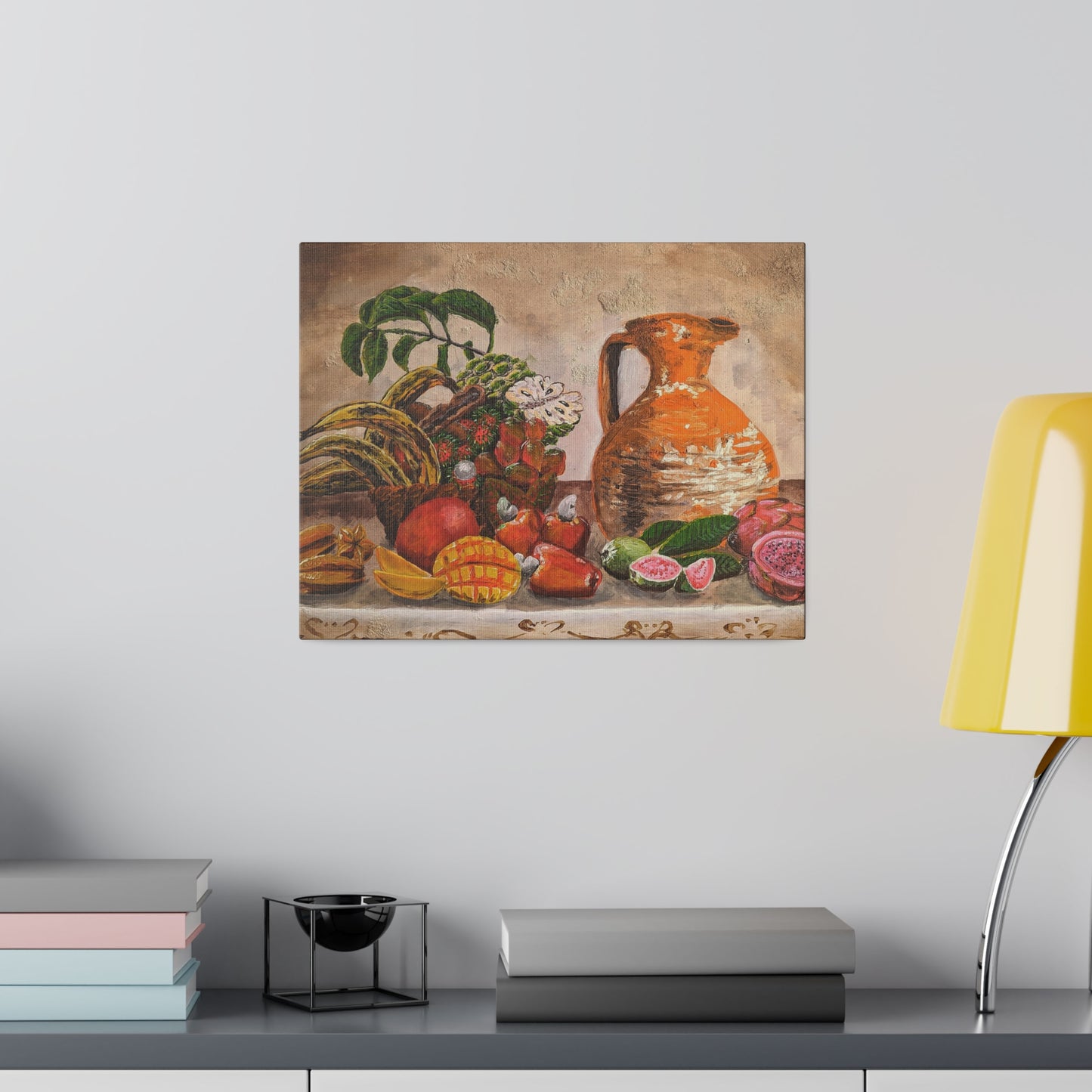 America Tropical Fruits - Matte Canvas Print