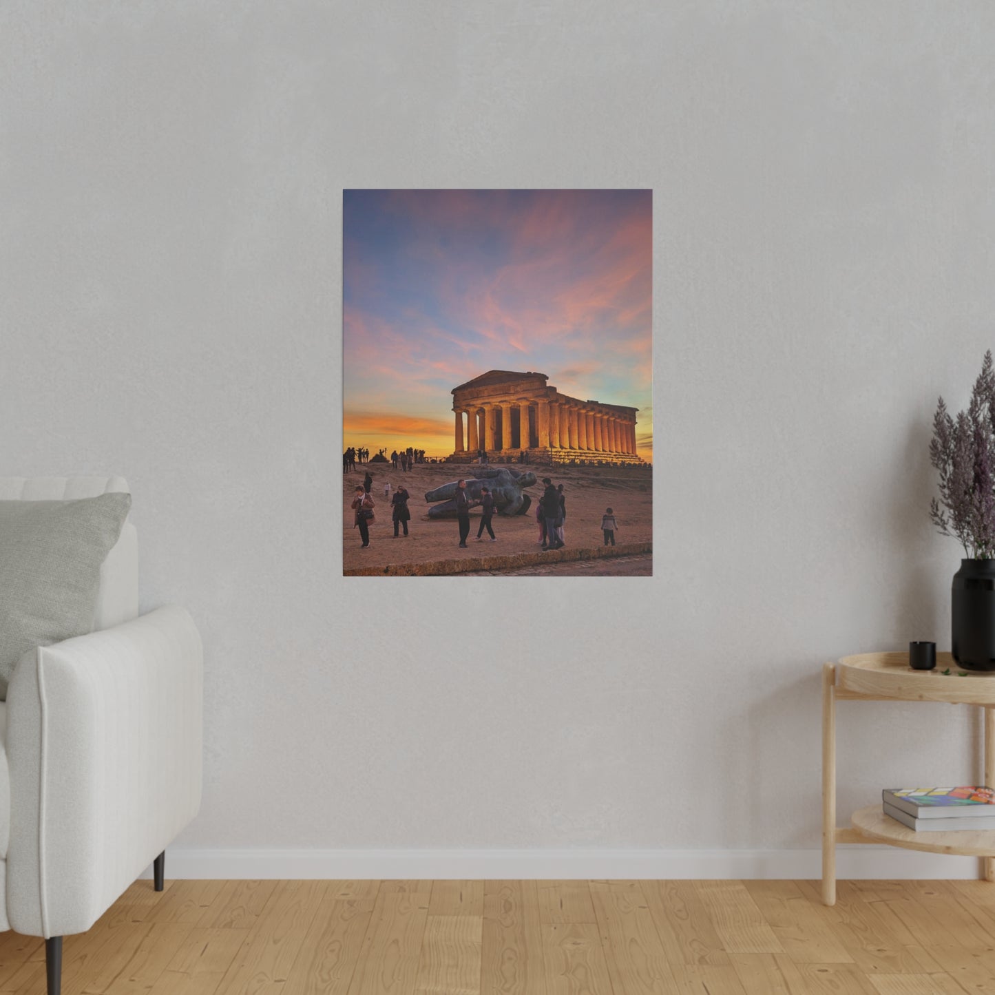 Valle dei Templi - Matte Canvas Print